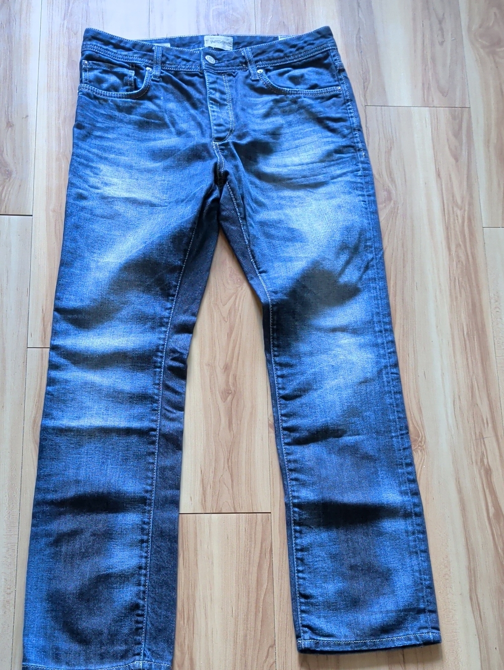 Classic Men's Blue Denim Jeans